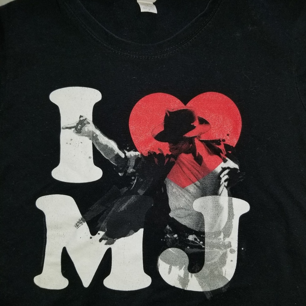 ‼️SOLD‼️ Michael Jackson I ❤ MJ King Of Pop - Picture 3 of 6
